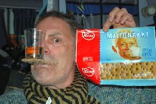 Martin isst Knckebrot